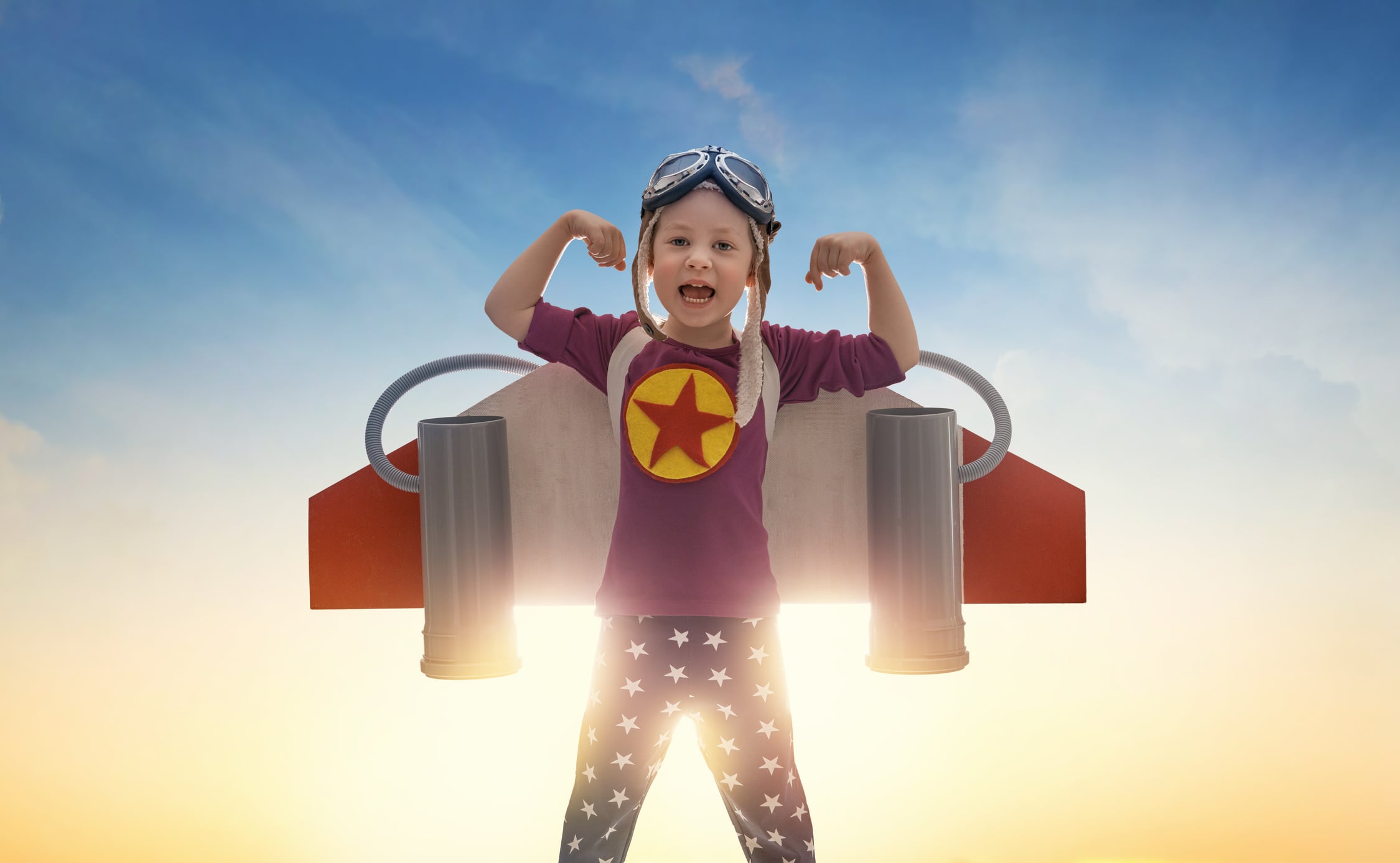 Child Playing Pilot